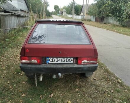 Красный ВАЗ 2109, объемом двигателя 1.3 л и пробегом 3 тыс. км за 1150 $, фото 1 на Automoto.ua