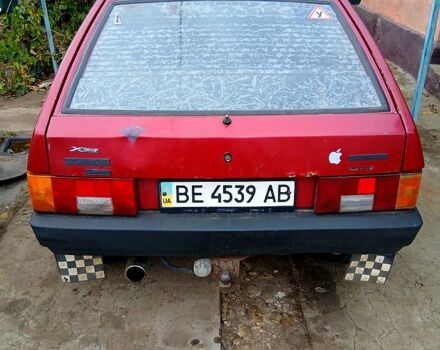 Красный ВАЗ 2109, объемом двигателя 1.5 л и пробегом 0 тыс. км за 720 $, фото 1 на Automoto.ua