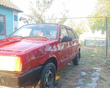 Красный ВАЗ 2109, объемом двигателя 1.3 л и пробегом 337 тыс. км за 800 $, фото 4 на Automoto.ua