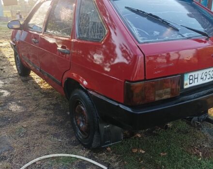 Красный ВАЗ 2109, объемом двигателя 1.3 л и пробегом 337 тыс. км за 800 $, фото 2 на Automoto.ua