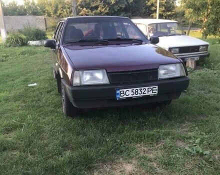 Красный ВАЗ 2109, объемом двигателя 1.3 л и пробегом 244 тыс. км за 1450 $, фото 3 на Automoto.ua