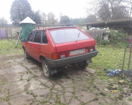 Красный ВАЗ 2109, объемом двигателя 1.3 л и пробегом 3 тыс. км за 1215 $, фото 2 на Automoto.ua
