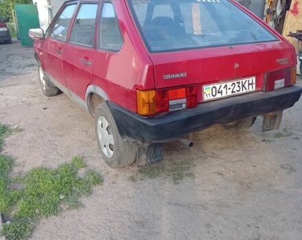 Красный ВАЗ 2109, объемом двигателя 1.5 л и пробегом 130 тыс. км за 700 $, фото 2 на Automoto.ua