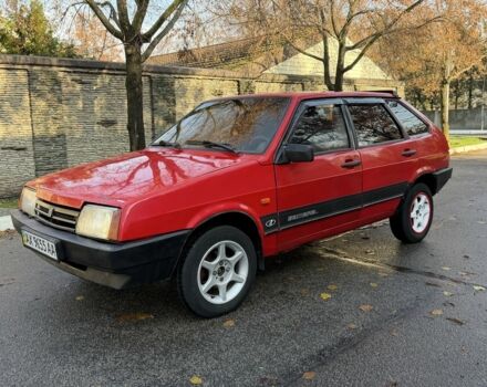 Красный ВАЗ 2109, объемом двигателя 1.5 л и пробегом 100 тыс. км за 1000 $, фото 1 на Automoto.ua