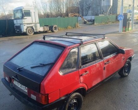 Красный ВАЗ 2109, объемом двигателя 1.3 л и пробегом 99 тыс. км за 480 $, фото 3 на Automoto.ua