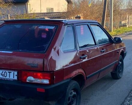 Червоний ВАЗ 2109, об'ємом двигуна 1.3 л та пробігом 67 тис. км за 800 $, фото 4 на Automoto.ua