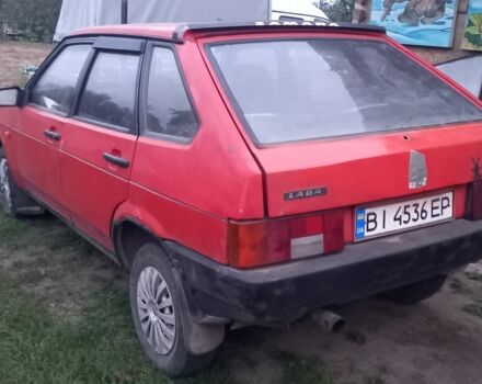 Червоний ВАЗ 2109, об'ємом двигуна 1.3 л та пробігом 10 тис. км за 750 $, фото 3 на Automoto.ua