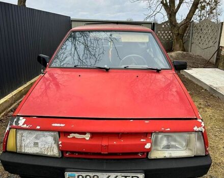 Красный ВАЗ 2109, объемом двигателя 15 л и пробегом 0 тыс. км за 600 $, фото 1 на Automoto.ua