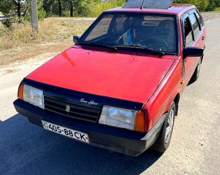 Красный ВАЗ 2109, объемом двигателя 1.3 л и пробегом 98 тыс. км за 750 $, фото 1 на Automoto.ua