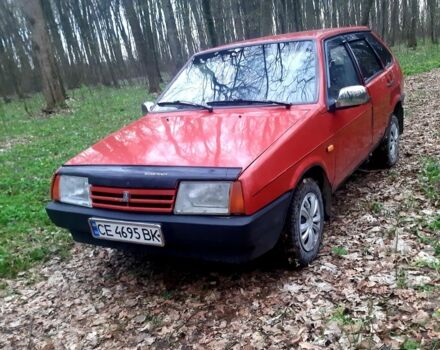 Красный ВАЗ 2109, объемом двигателя 1.5 л и пробегом 111 тыс. км за 950 $, фото 1 на Automoto.ua