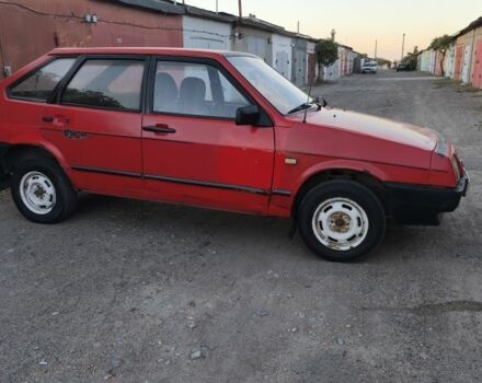 Красный ВАЗ 2109, объемом двигателя 1.3 л и пробегом 73 тыс. км за 333 $, фото 6 на Automoto.ua