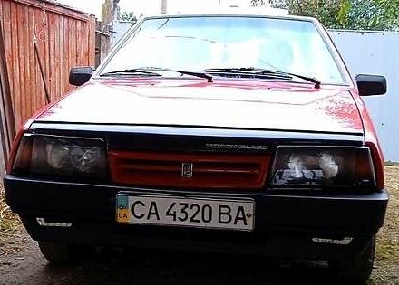 Красный ВАЗ 2109, объемом двигателя 1.5 л и пробегом 260 тыс. км за 1800 $, фото 1 на Automoto.ua