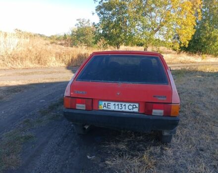 Красный ВАЗ 2109, объемом двигателя 1.5 л и пробегом 200 тыс. км за 600 $, фото 1 на Automoto.ua