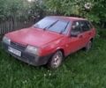 Красный ВАЗ 2109, объемом двигателя 1.3 л и пробегом 200 тыс. км за 500 $, фото 1 на Automoto.ua