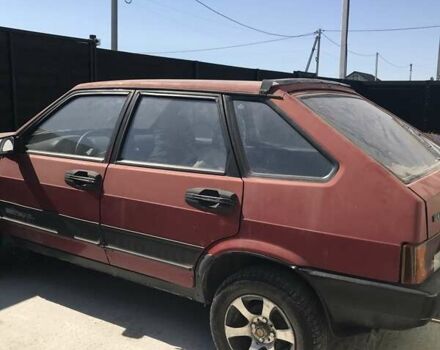 Красный ВАЗ 2109, объемом двигателя 1.3 л и пробегом 200 тыс. км за 400 $, фото 1 на Automoto.ua