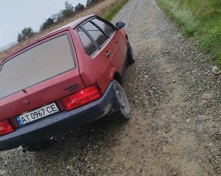 Красный ВАЗ 2109, объемом двигателя 1.5 л и пробегом 130 тыс. км за 528 $, фото 3 на Automoto.ua