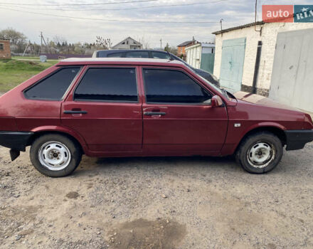 Красный ВАЗ 2109, объемом двигателя 1.5 л и пробегом 200 тыс. км за 1600 $, фото 4 на Automoto.ua