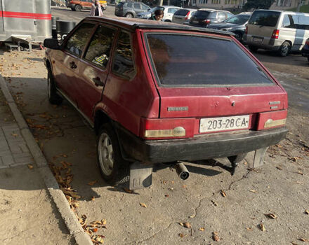Красный ВАЗ 2109, объемом двигателя 1.5 л и пробегом 172 тыс. км за 850 $, фото 2 на Automoto.ua