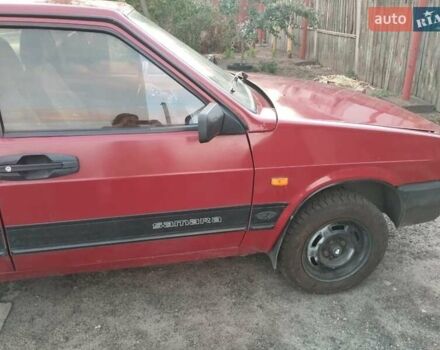 Красный ВАЗ 2109, объемом двигателя 1.5 л и пробегом 90 тыс. км за 1000 $, фото 4 на Automoto.ua
