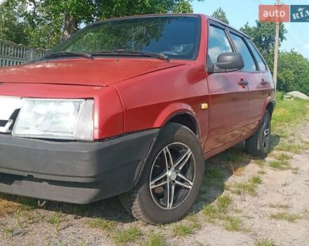 Червоний ВАЗ 2109, об'ємом двигуна 1.3 л та пробігом 226 тис. км за 1100 $, фото 1 на Automoto.ua