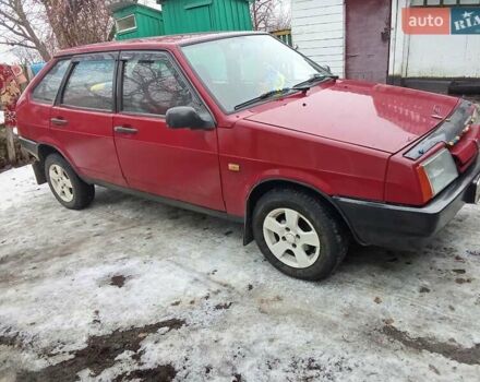 Красный ВАЗ 2109, объемом двигателя 1.5 л и пробегом 64 тыс. км за 1500 $, фото 2 на Automoto.ua