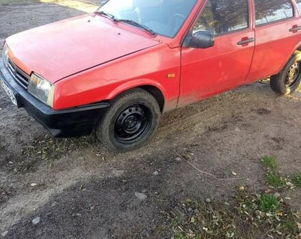 Красный ВАЗ 2109, объемом двигателя 1.5 л и пробегом 88 тыс. км за 700 $, фото 2 на Automoto.ua