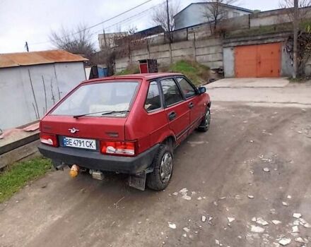 Червоний ВАЗ 2109, об'ємом двигуна 1.29 л та пробігом 250 тис. км за 1000 $, фото 7 на Automoto.ua