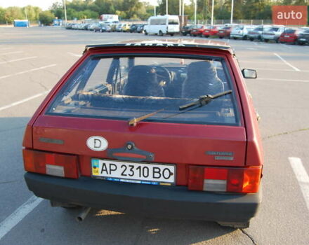 Красный ВАЗ 2109, объемом двигателя 1.5 л и пробегом 308 тыс. км за 850 $, фото 1 на Automoto.ua