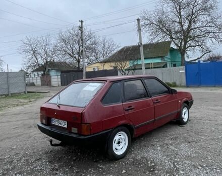Красный ВАЗ 2109, объемом двигателя 1.5 л и пробегом 1000 тыс. км за 758 $, фото 1 на Automoto.ua