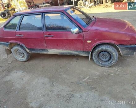 Красный ВАЗ 2109, объемом двигателя 1.5 л и пробегом 390 тыс. км за 700 $, фото 6 на Automoto.ua