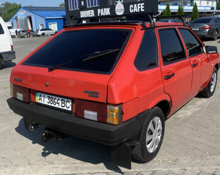 Красный ВАЗ 2109, объемом двигателя 1.5 л и пробегом 163 тыс. км за 1550 $, фото 3 на Automoto.ua