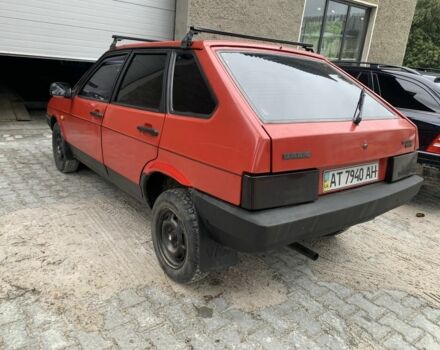 Красный ВАЗ 2109, объемом двигателя 1.5 л и пробегом 250 тыс. км за 850 $, фото 1 на Automoto.ua