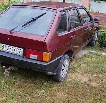 Червоний ВАЗ 2109, об'ємом двигуна 1.5 л та пробігом 120 тис. км за 1000 $, фото 9 на Automoto.ua
