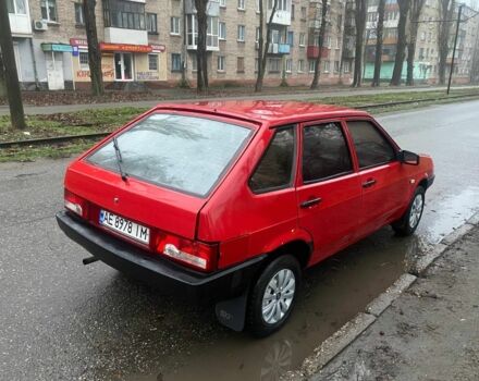 Красный ВАЗ 2109, объемом двигателя 1 л и пробегом 80 тыс. км за 793 $, фото 3 на Automoto.ua