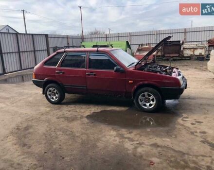 Красный ВАЗ 2109, объемом двигателя 1.45 л и пробегом 300 тыс. км за 1000 $, фото 2 на Automoto.ua