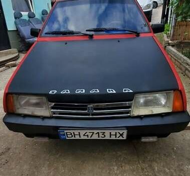 Красный ВАЗ 2109, объемом двигателя 1.3 л и пробегом 150 тыс. км за 1200 $, фото 1 на Automoto.ua