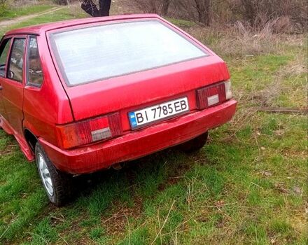 Красный ВАЗ 2109, объемом двигателя 1.5 л и пробегом 205 тыс. км за 500 $, фото 3 на Automoto.ua
