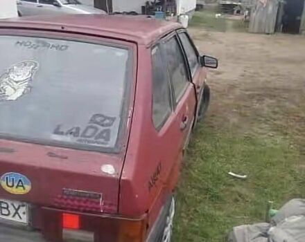 Красный ВАЗ 2109, объемом двигателя 1.29 л и пробегом 65 тыс. км за 400 $, фото 3 на Automoto.ua