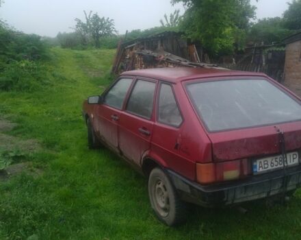 Красный ВАЗ 2109, объемом двигателя 1.5 л и пробегом 300 тыс. км за 600 $, фото 2 на Automoto.ua