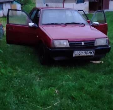 Красный ВАЗ 2109, объемом двигателя 1.5 л и пробегом 390 тыс. км за 700 $, фото 1 на Automoto.ua