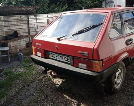 Красный ВАЗ 2109, объемом двигателя 1.1 л и пробегом 73 тыс. км за 500 $, фото 4 на Automoto.ua