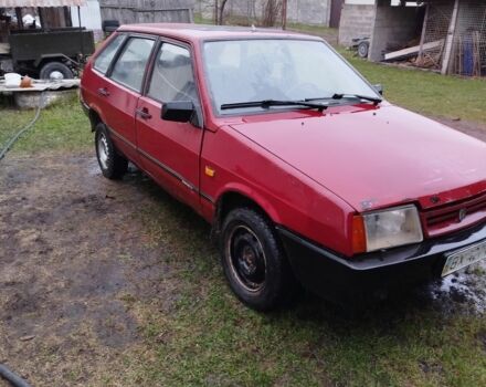 Красный ВАЗ 2109, объемом двигателя 1.5 л и пробегом 150 тыс. км за 450 $, фото 1 на Automoto.ua