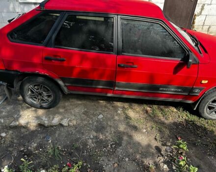 ВАЗ 2109 1995 в Новомосковске на Automoto.ua Красный ВАЗ 2109, объемом двигателя 1.5 л и пробегом 300 тыс. км за 1200 $, фото 2 на Automoto.ua