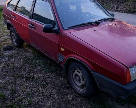 Красный ВАЗ 2109, объемом двигателя 1.5 л и пробегом 0 тыс. км за 600 $, фото 1 на Automoto.ua
