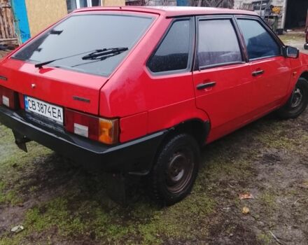 Красный ВАЗ 2109, объемом двигателя 1.5 л и пробегом 170 тыс. км за 900 $, фото 4 на Automoto.ua