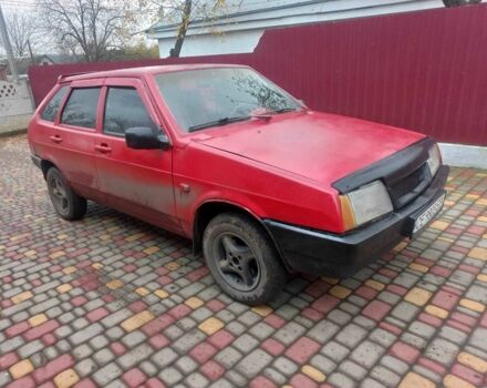 Красный ВАЗ 2109, объемом двигателя 1.5 л и пробегом 240 тыс. км за 700 $, фото 1 на Automoto.ua