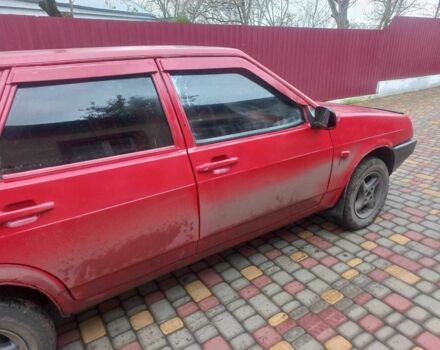 Красный ВАЗ 2109, объемом двигателя 1.5 л и пробегом 240 тыс. км за 700 $, фото 3 на Automoto.ua