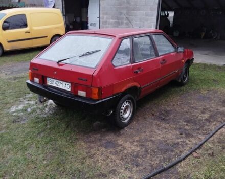 Красный ВАЗ 2109, объемом двигателя 1.5 л и пробегом 150 тыс. км за 450 $, фото 4 на Automoto.ua