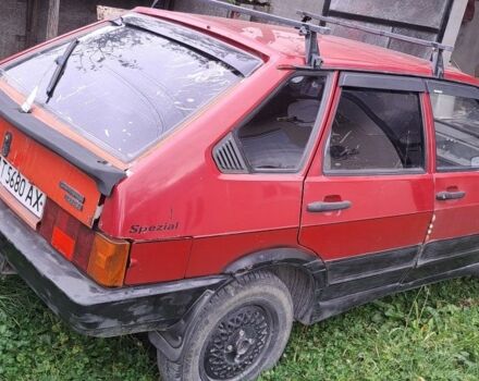 Красный ВАЗ 2109, объемом двигателя 1.5 л и пробегом 200 тыс. км за 499 $, фото 2 на Automoto.ua