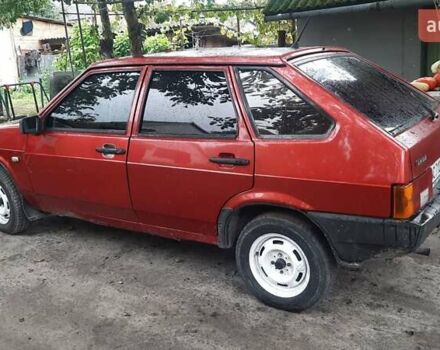 Красный ВАЗ 2109, объемом двигателя 1.5 л и пробегом 186 тыс. км за 1200 $, фото 5 на Automoto.ua